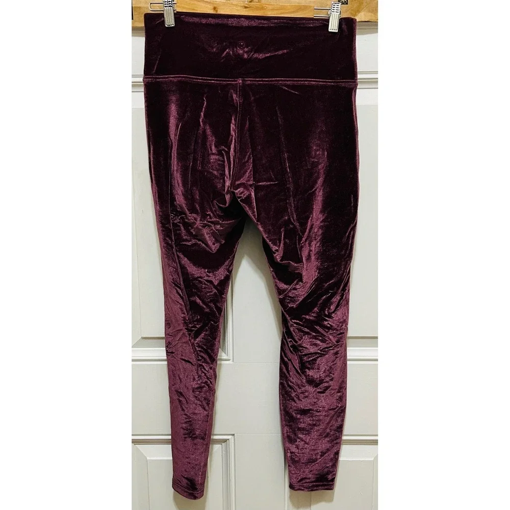 Lululemon Wunder Under High-Rise Tight 28 Crushed Velvet Plum Purple Womens‎ 10 - Picture 5 of 8